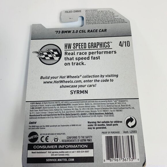 Hot Wheels Lot of 5 Die Cast Cars Mattel Tooned HW Speed Graphics Flames NEW - Picture 11 of 13